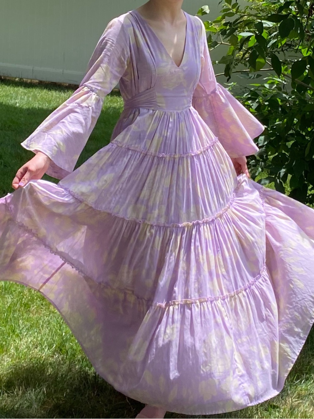 Free People Carmen Lilac Dress
